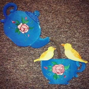 Handmade wooden wall decor